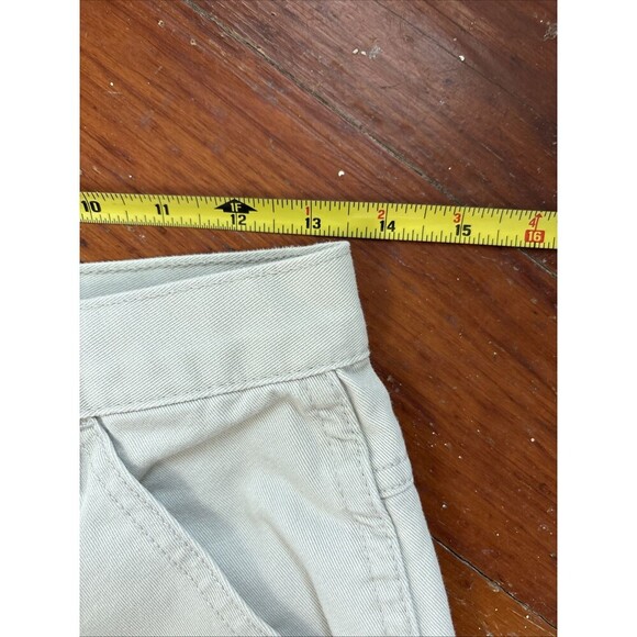 l.e.i. Juniors Shorts Size 5 Tan Cargo Tan Beige Cotton Mid Rise Pockets Zip - Picture 3 of 6